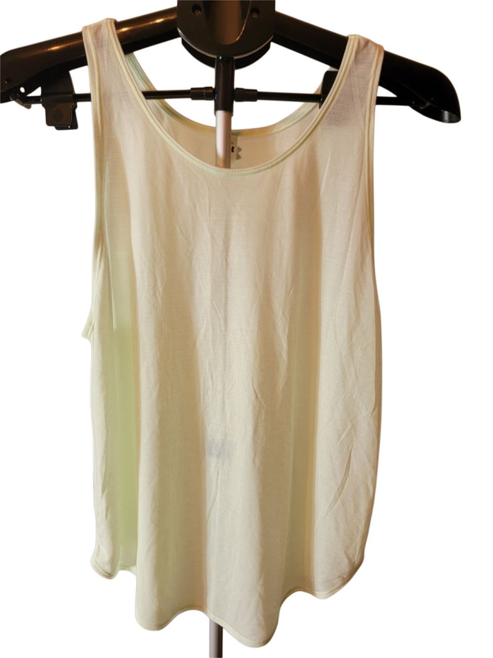 Light Butter Yellow - Women's Scoop Neck Tank Top - Like New - LARGE